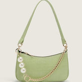 Unterarmtasche mit Krokodilmuster